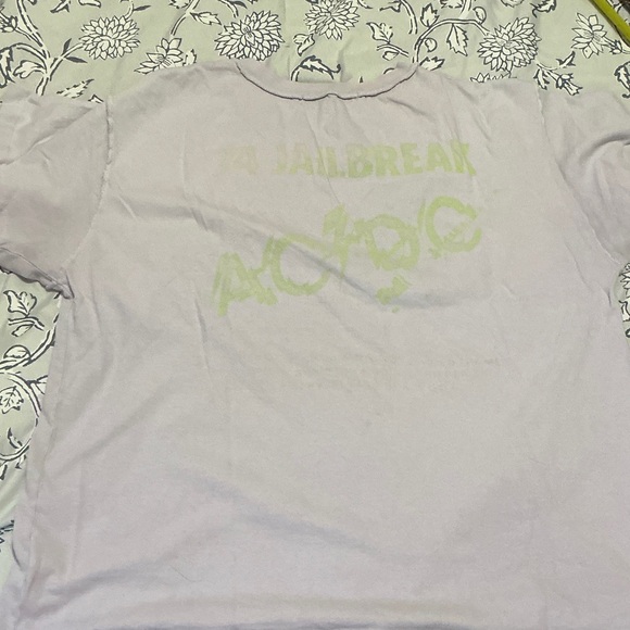 Daydreamer Women’s AC/DC Graphic Tee - Pastel Shades - Picture 3 of 4